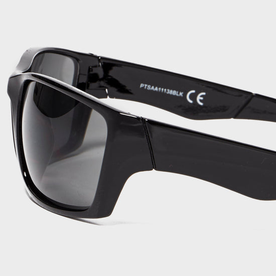 Men's Square Wrap Shiny Sunglasses