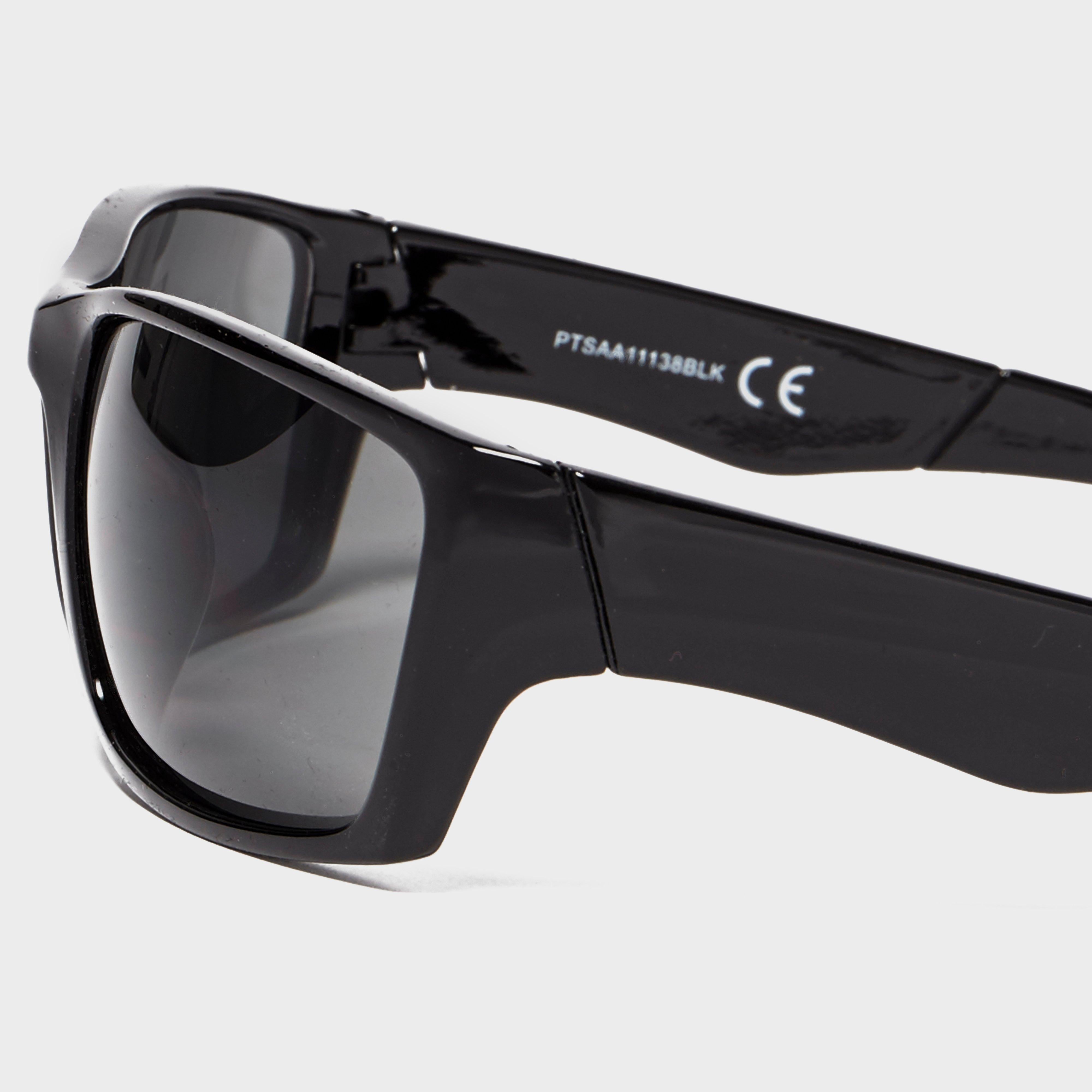 Men's Square Wrap Shiny Sunglasses