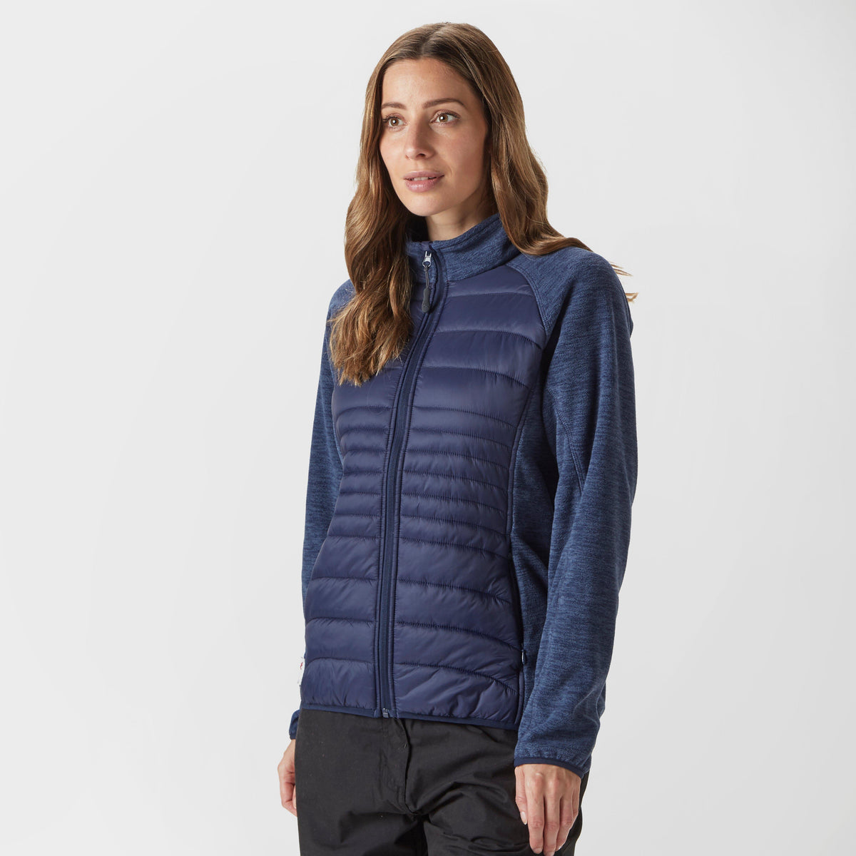 Women's Baffle Full-zip Fleece