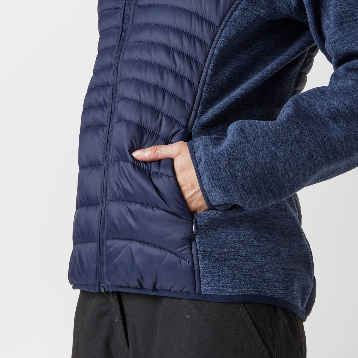Women's Baffle Full-zip Fleece