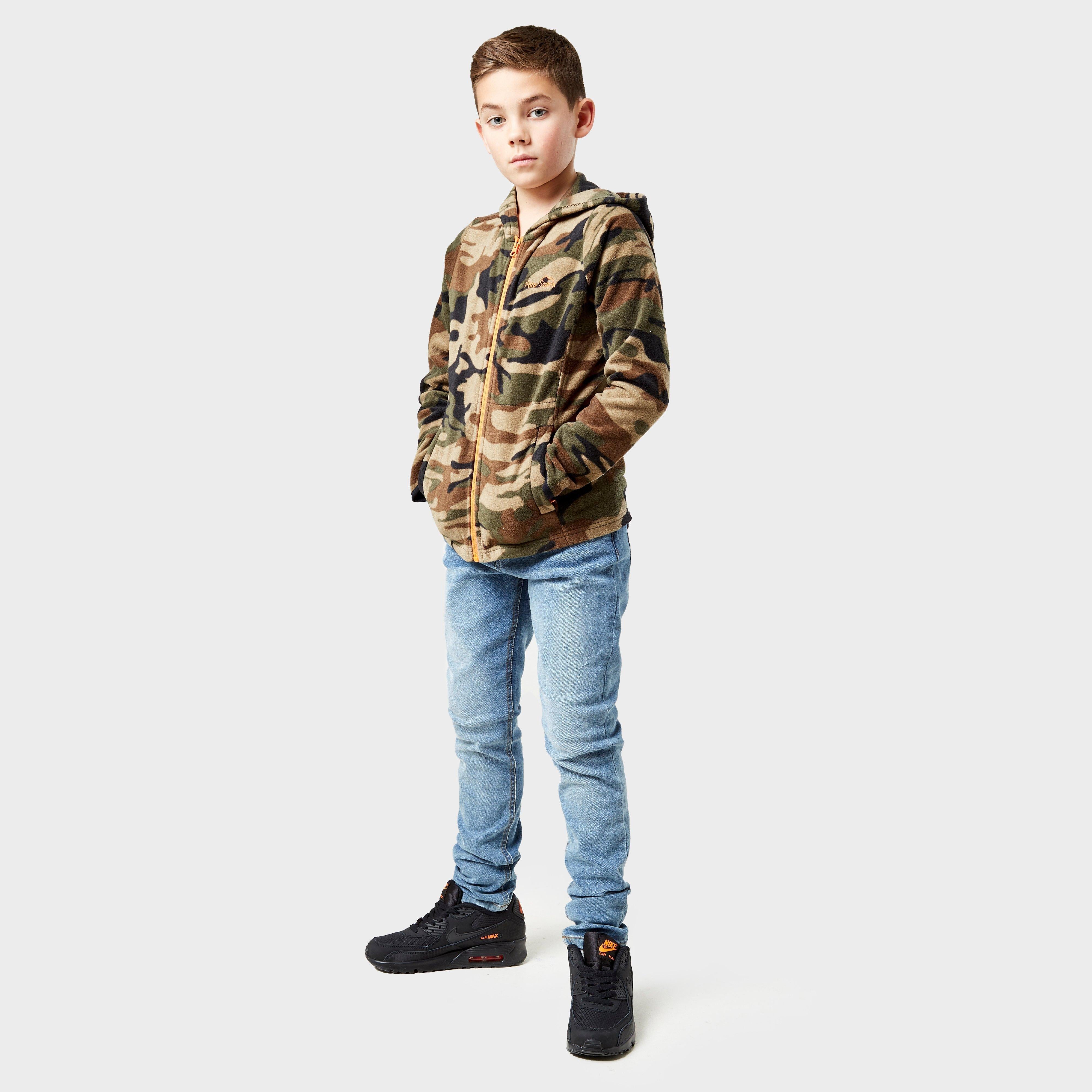 Kid’s Full-Zip Camo II Fleece