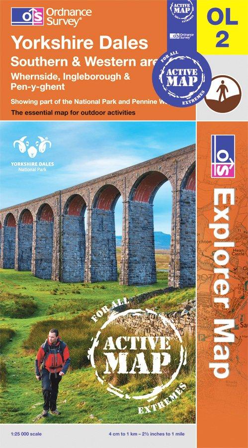 Explorer Active Map OL2 Yorkshire Dales (Southern