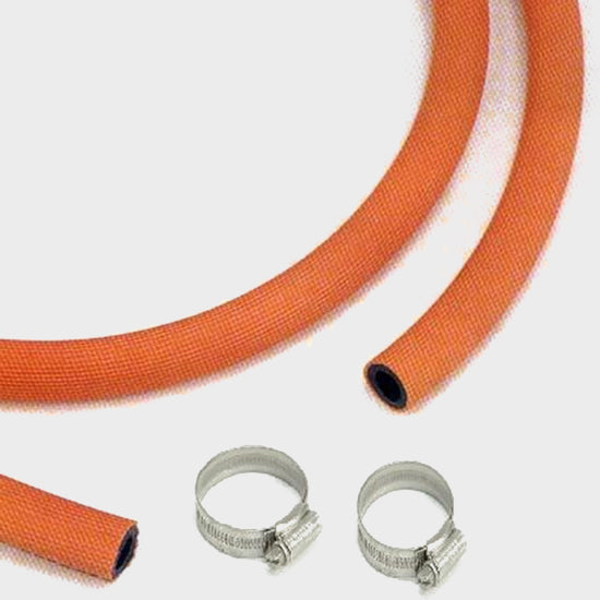 Gas Hose & Two Clips