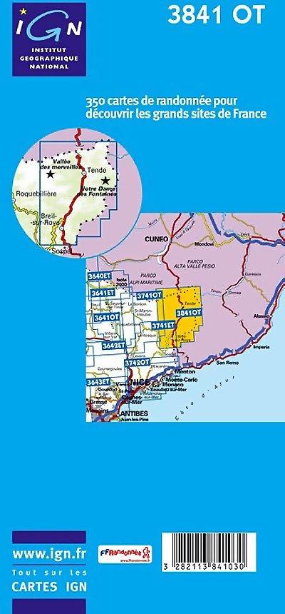 'TOP 25' Series: 3841 OT Vallee de la Roya/ Vallee des Merveilles Map