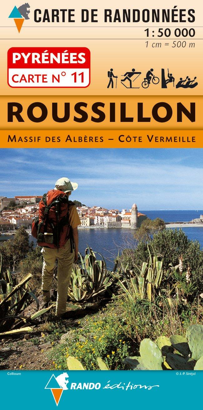 Pyrenees Map 11, Roussillon Map