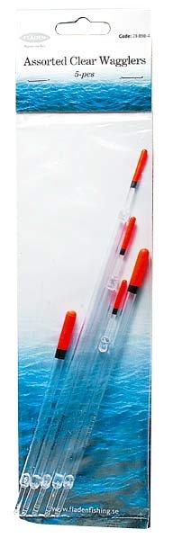 Assorted Clear Waggler Floats