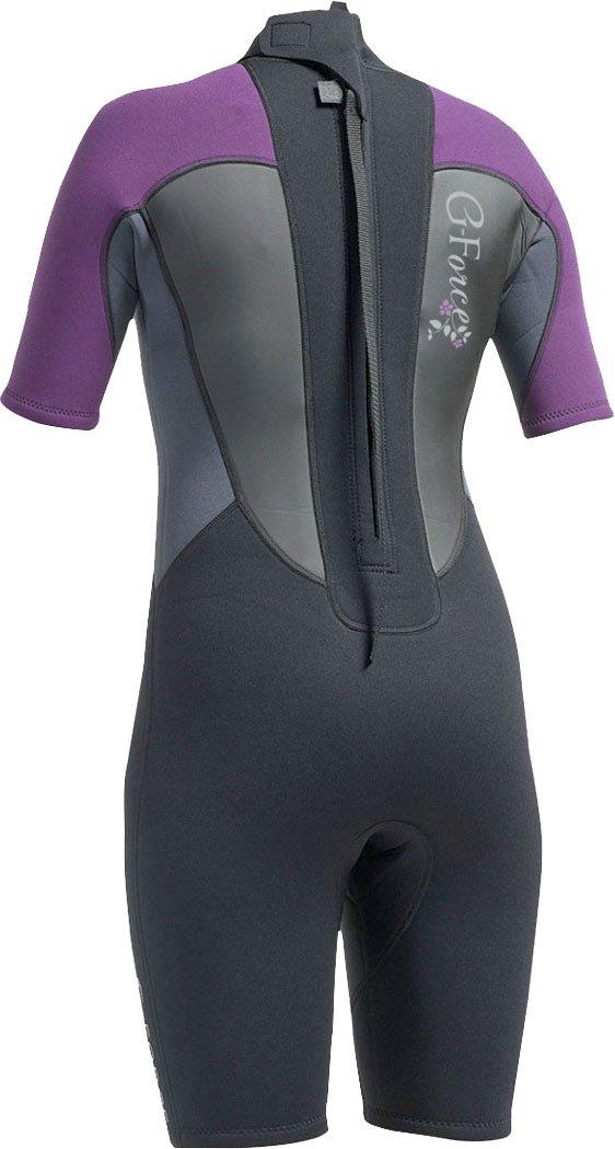 G-Force Womens 3mm Flatlock Shorti