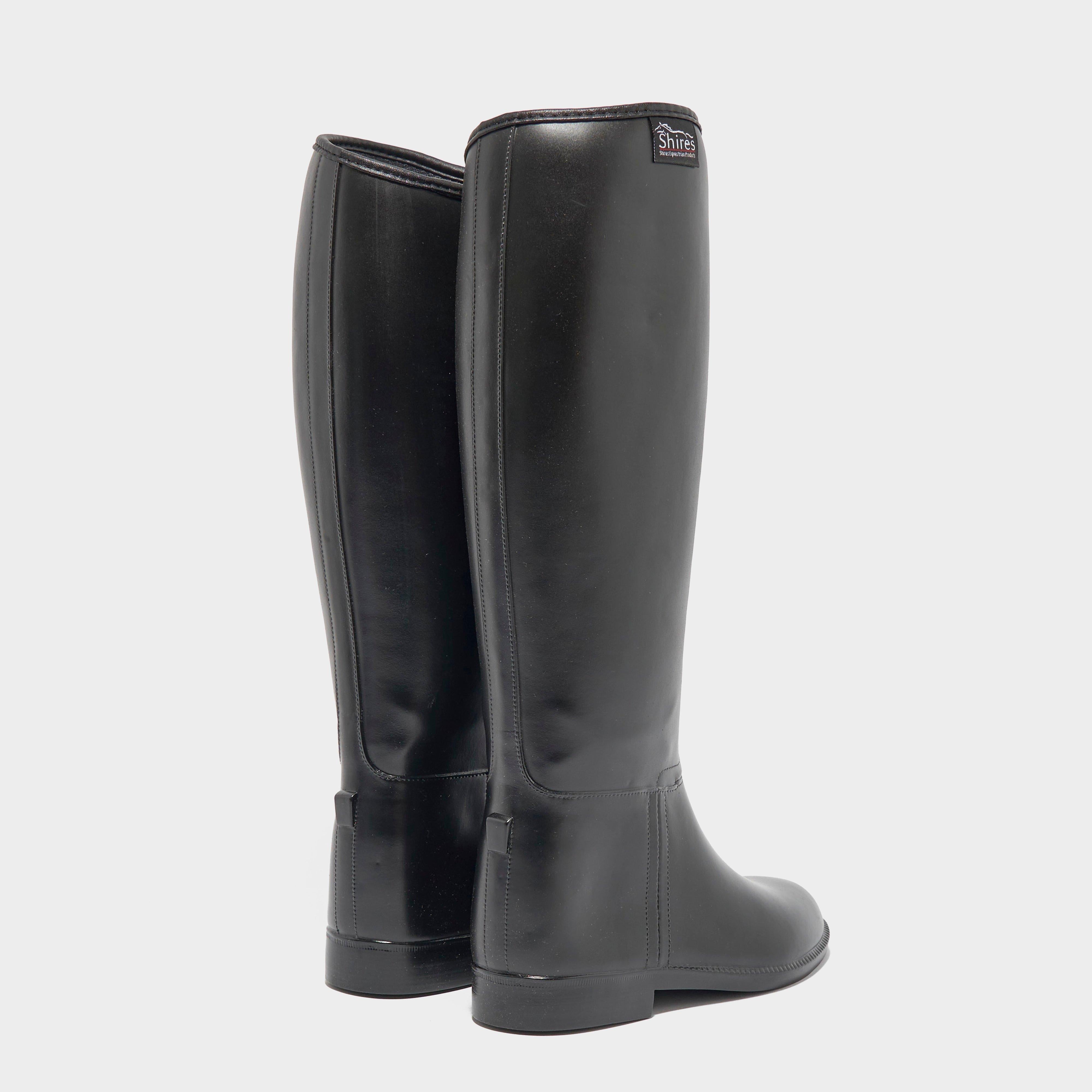 Ladies' Long Rubber Riding Boots (Wide)