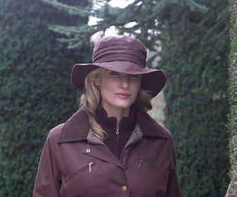 Monroe Ladies' Wax Cloche Style Hat