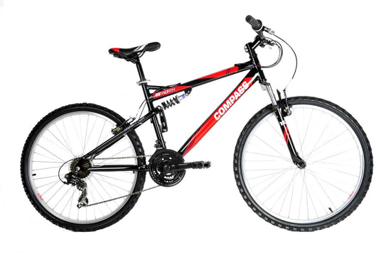 55 Degree North Steel Full Suspension Mountain Bik