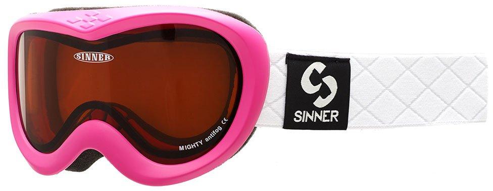Mighty Ski Goggles (Clear Matte Pink/Double Orange