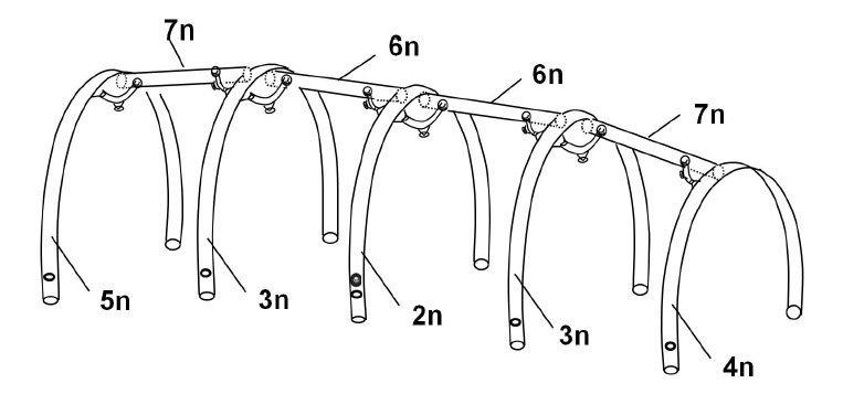 Replacement Air Beam (7n) for Nimbus 8 Tent