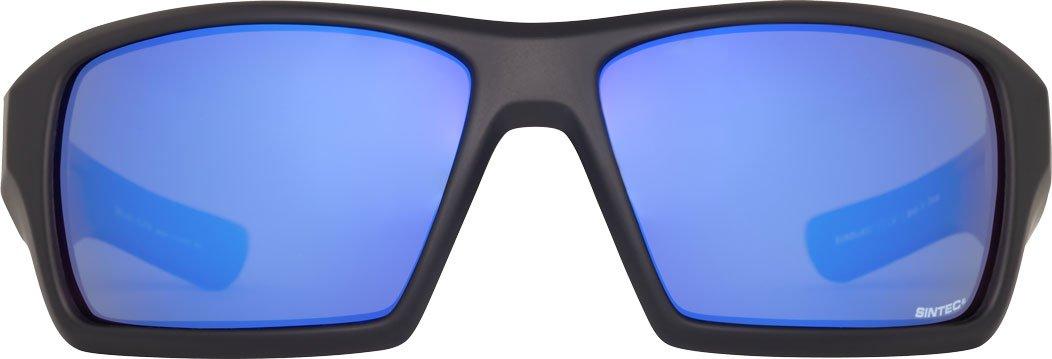Sunburst Sunglasses (Black/Sintec Blue Revo)