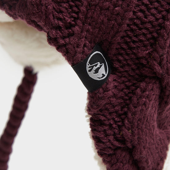 Womens Fur Lined Inca Hat