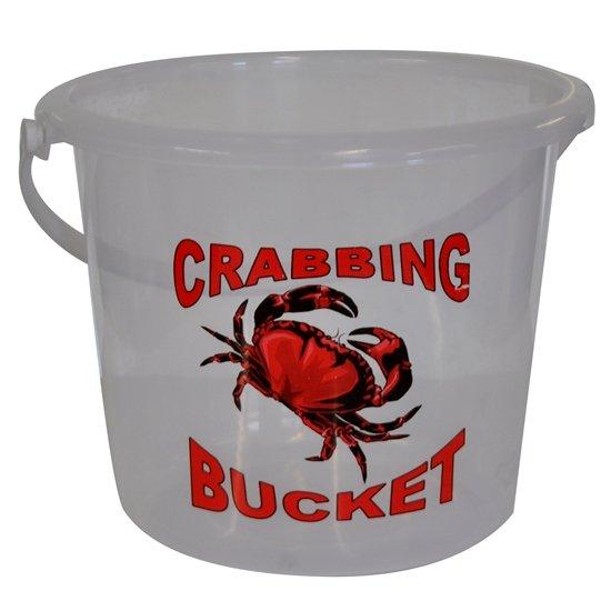 5 Litre Clear Crab Bucket