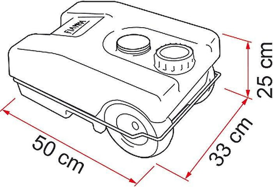 Waste Roll Tank (23L)