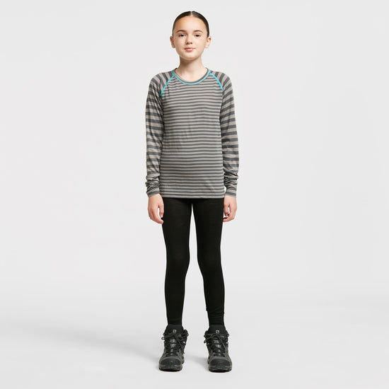Kids' Striped Merino Baselayer Bottom