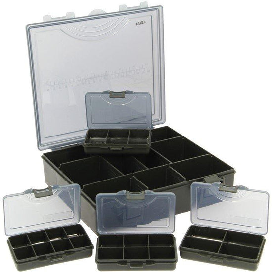 Deluxe Tackle Box & Four Boxes Small
