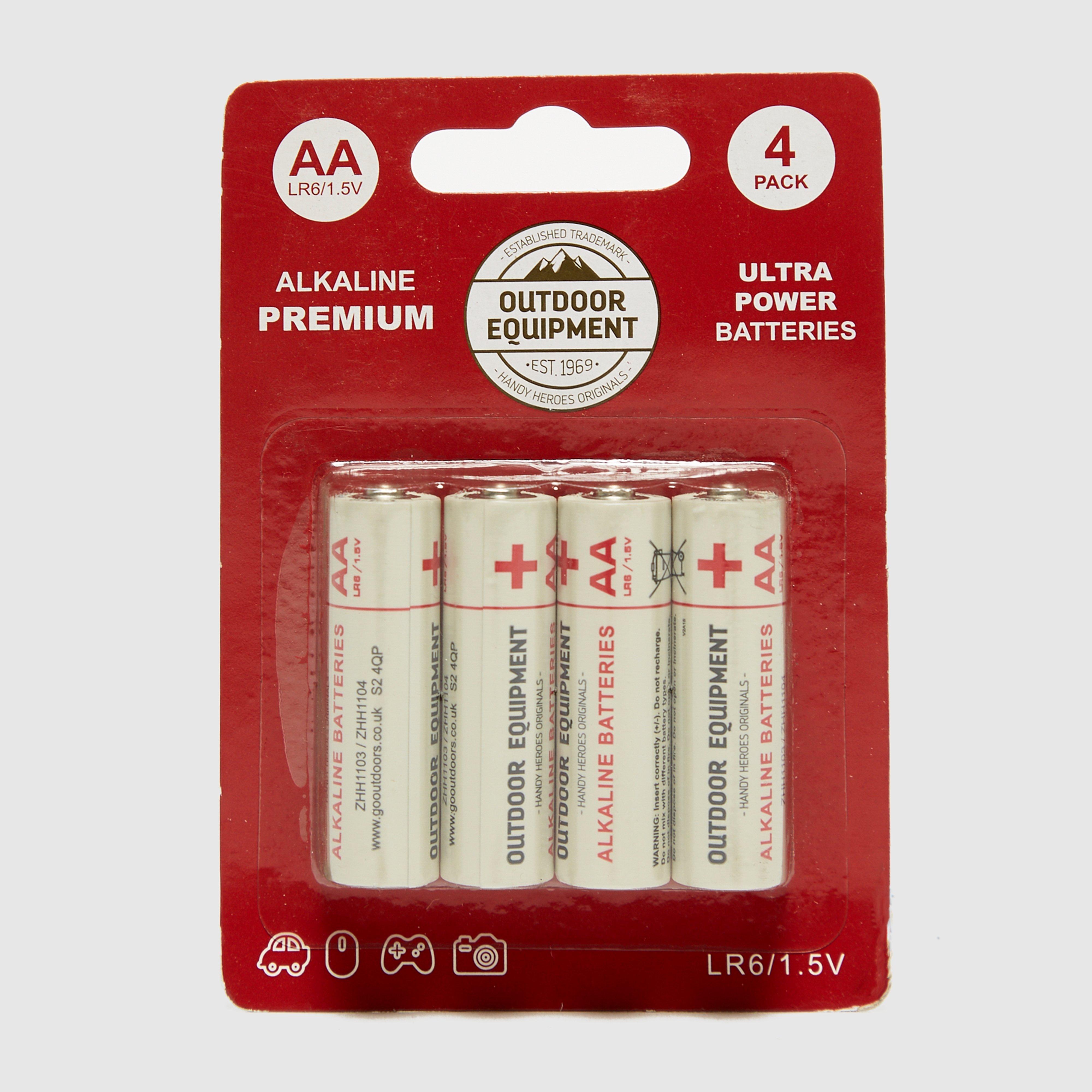 AA 4 PK Alkaline Batteries