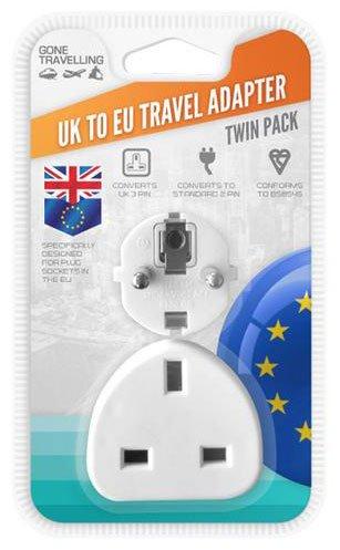 2pk Travel Adaptor - UK to Australia & China