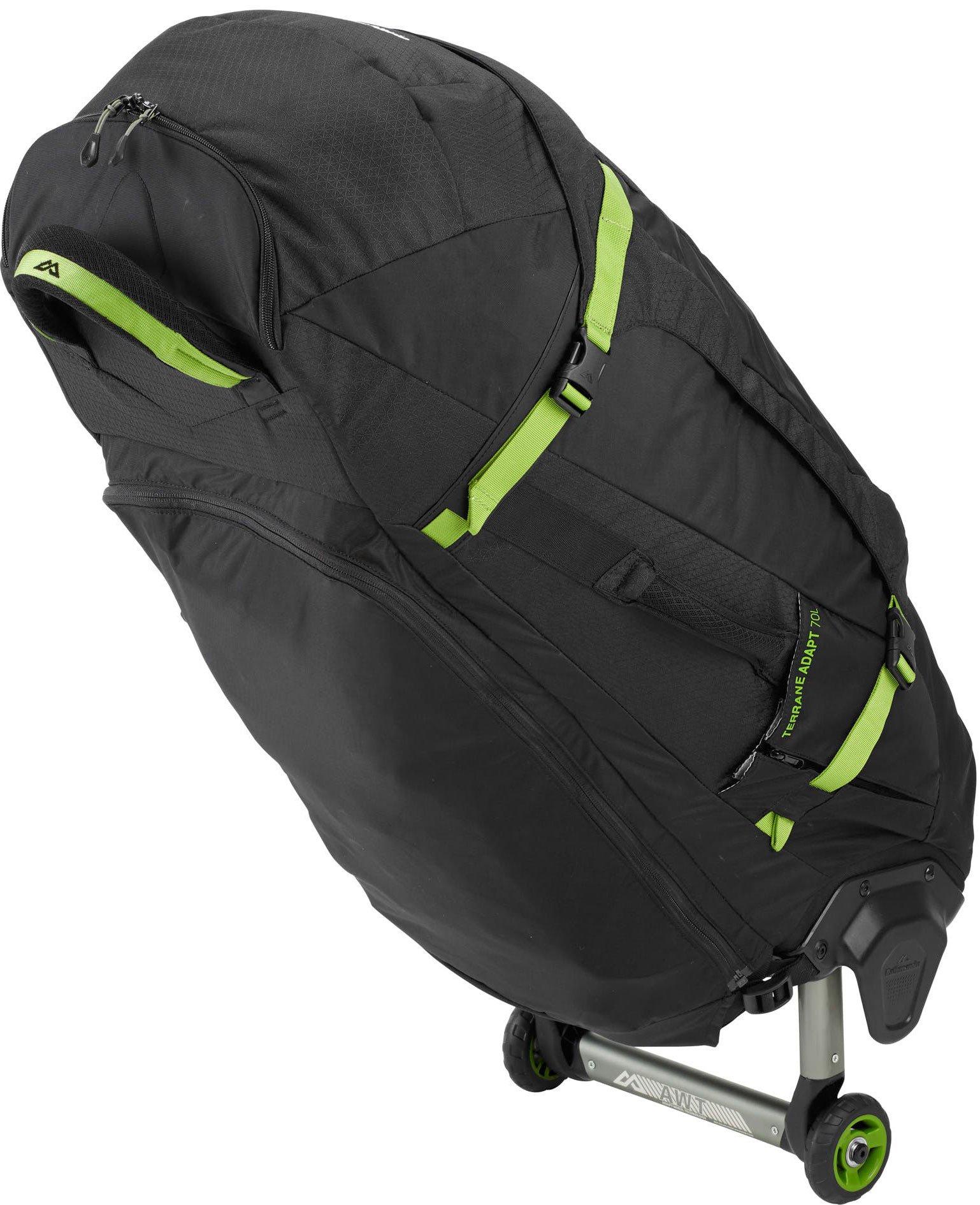 Terrane Adapt 70L Pack with World-First Wheel Tech
