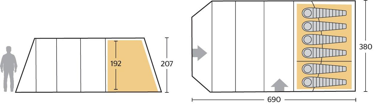 Manitoba Eclipse 6 Premium Family Tent