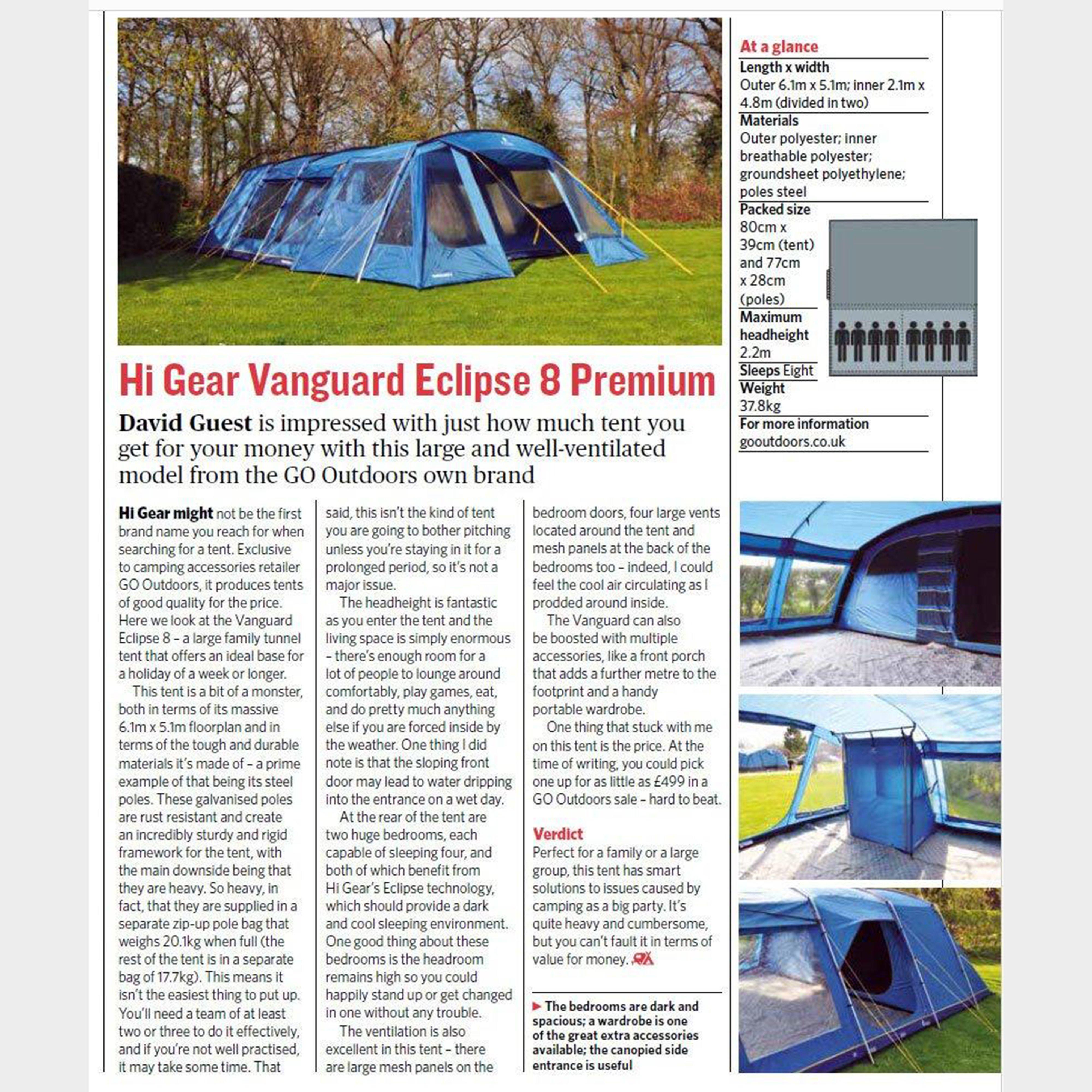Vanguard Eclipse 8 Premium Family Tent