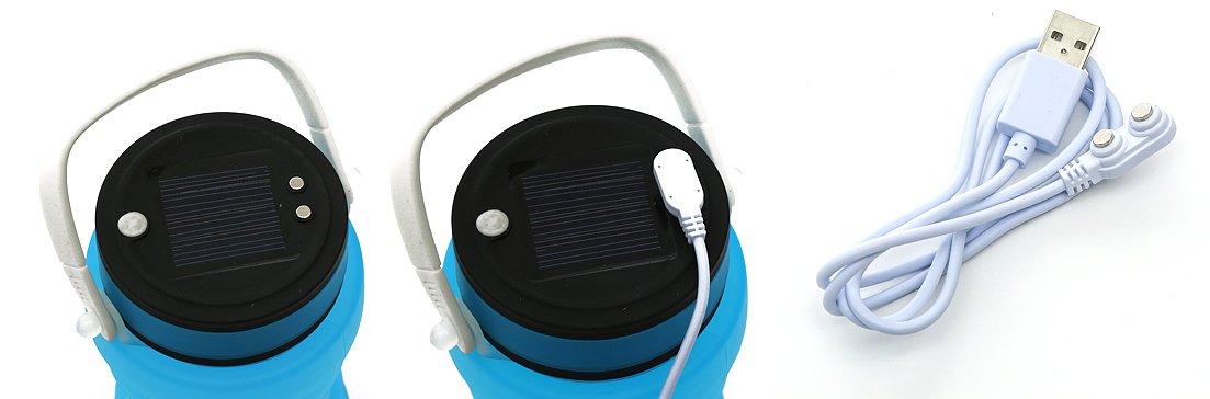 Collapsible Silicone Solar Lantern