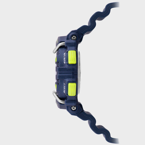 Digital Watch Blue/Lime Face
