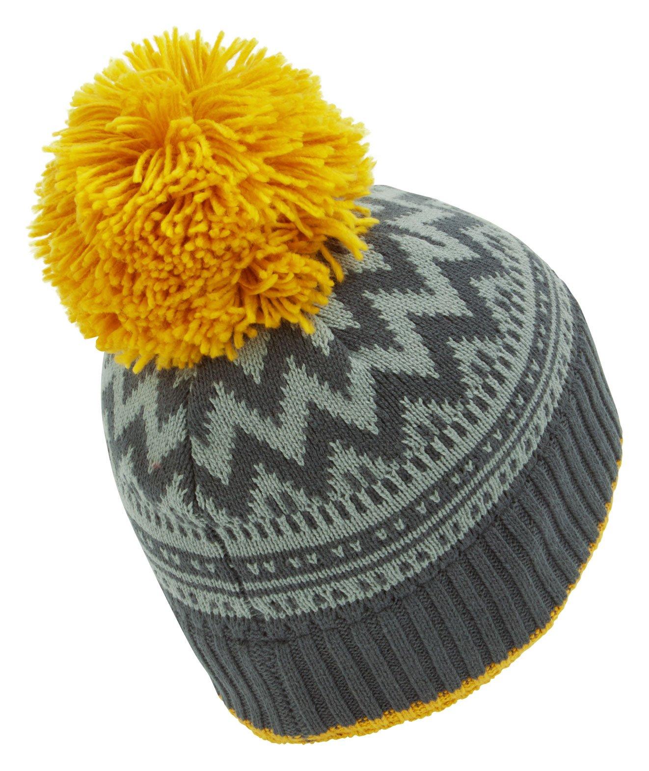 Kids' Disa Fair Isle Bobble Hat