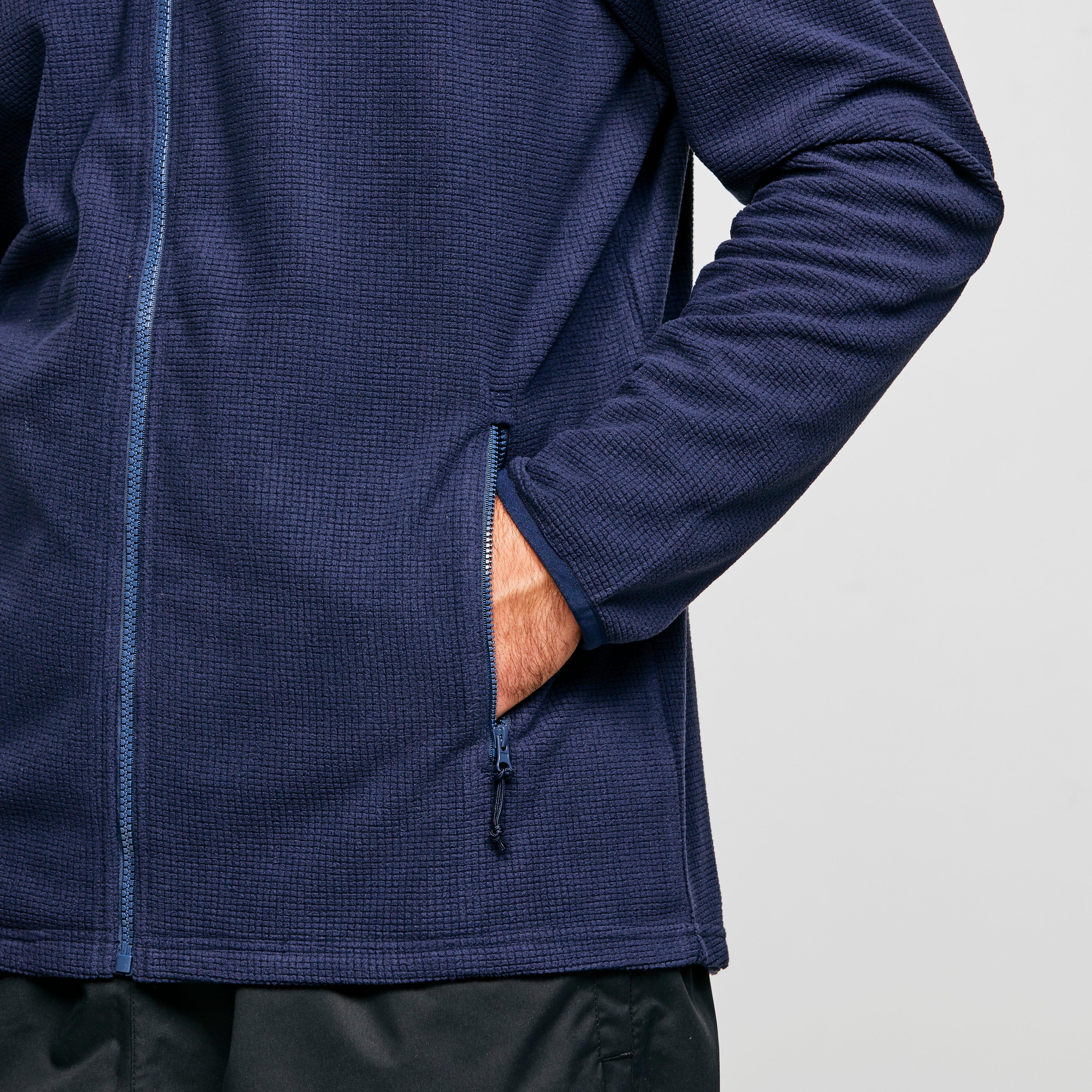 Men's Grid Full-zip Fleece