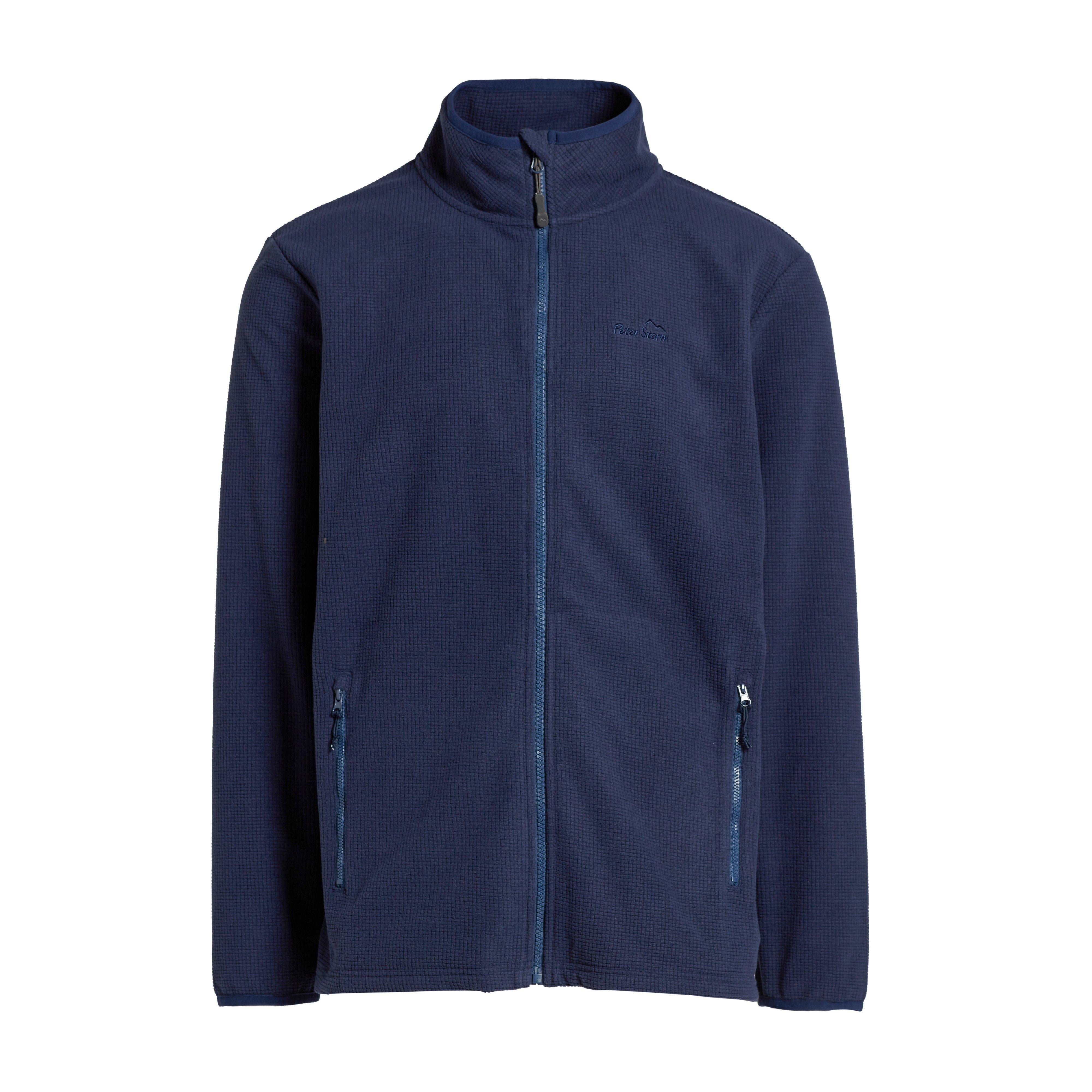 Men's Grid Full-zip Fleece