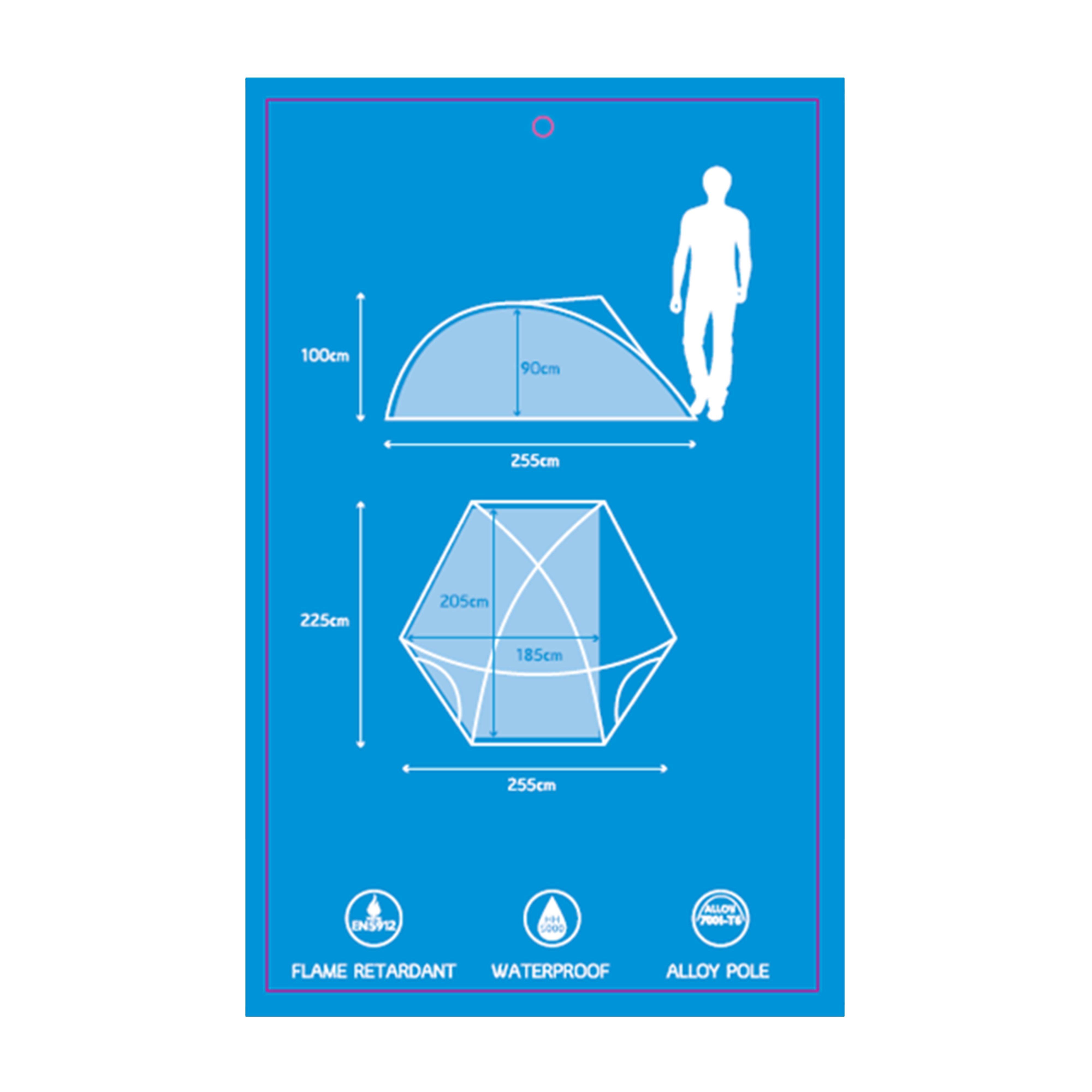 Kepler 6 Nightfall Inflatable Tent