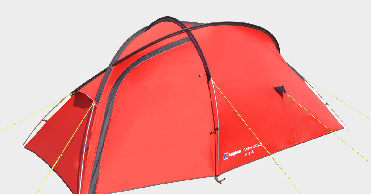 Red Berghaus Cairngorm 3 Tent – GO Outdoors