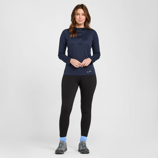 Women’s Long Sleeve Zip Balance Tee