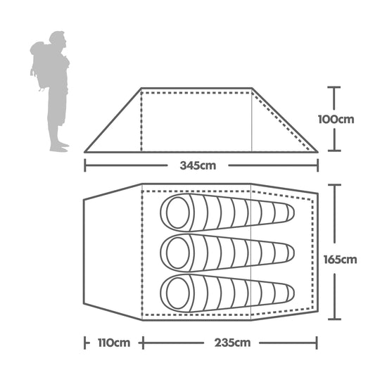 Hoolie Compact 3 Tent