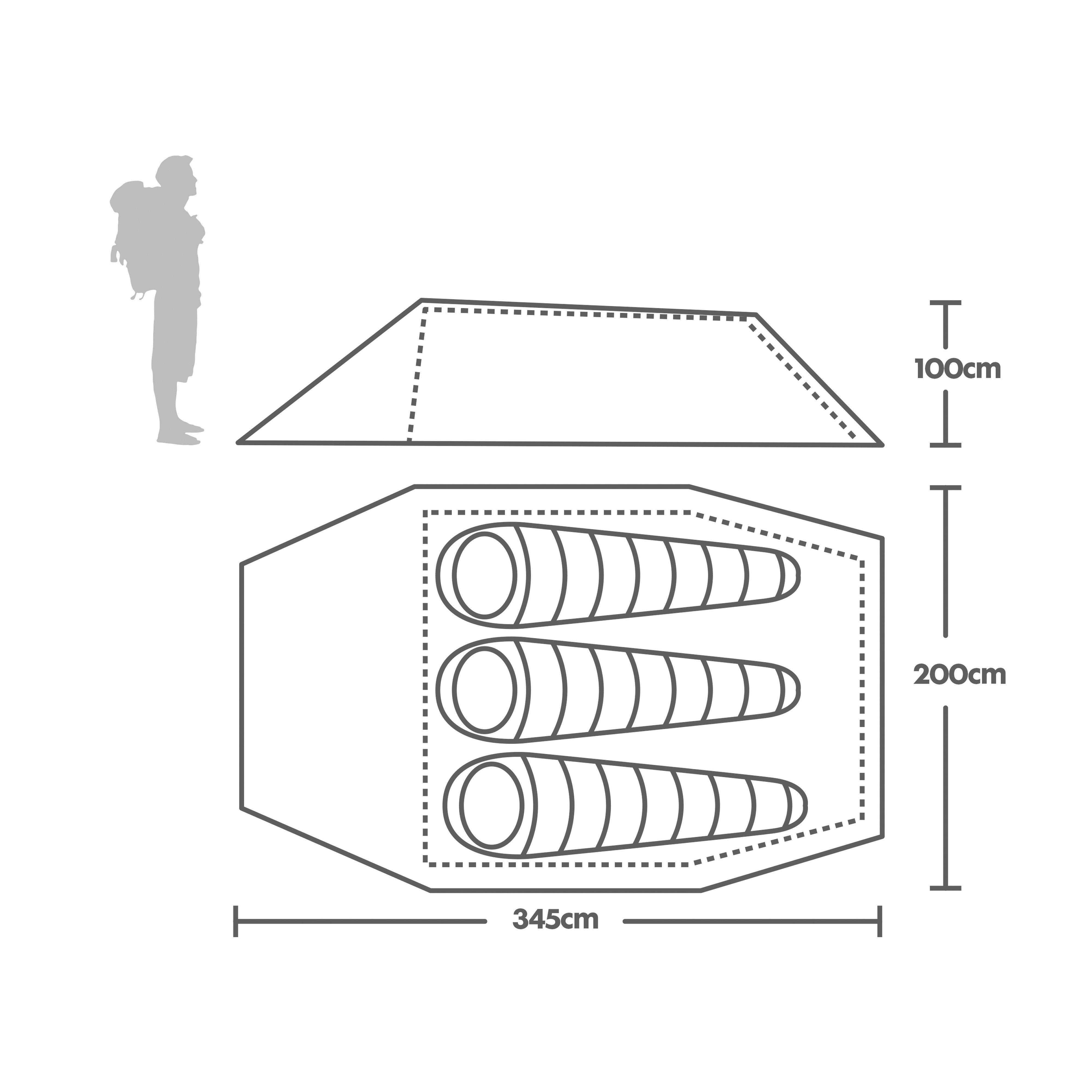 Jackal III Person Tent