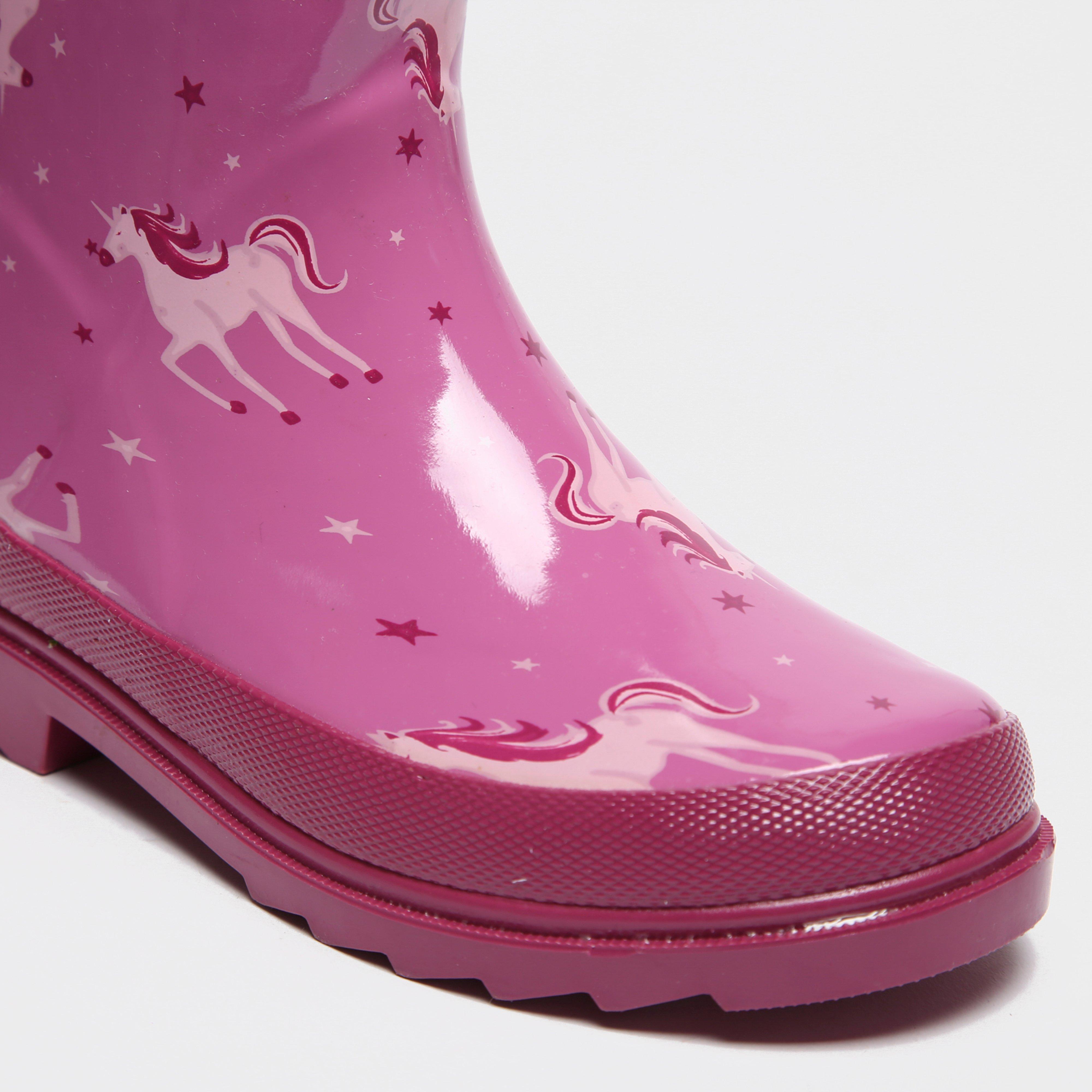 Kids' Minnow Wellington Boots Unicorn