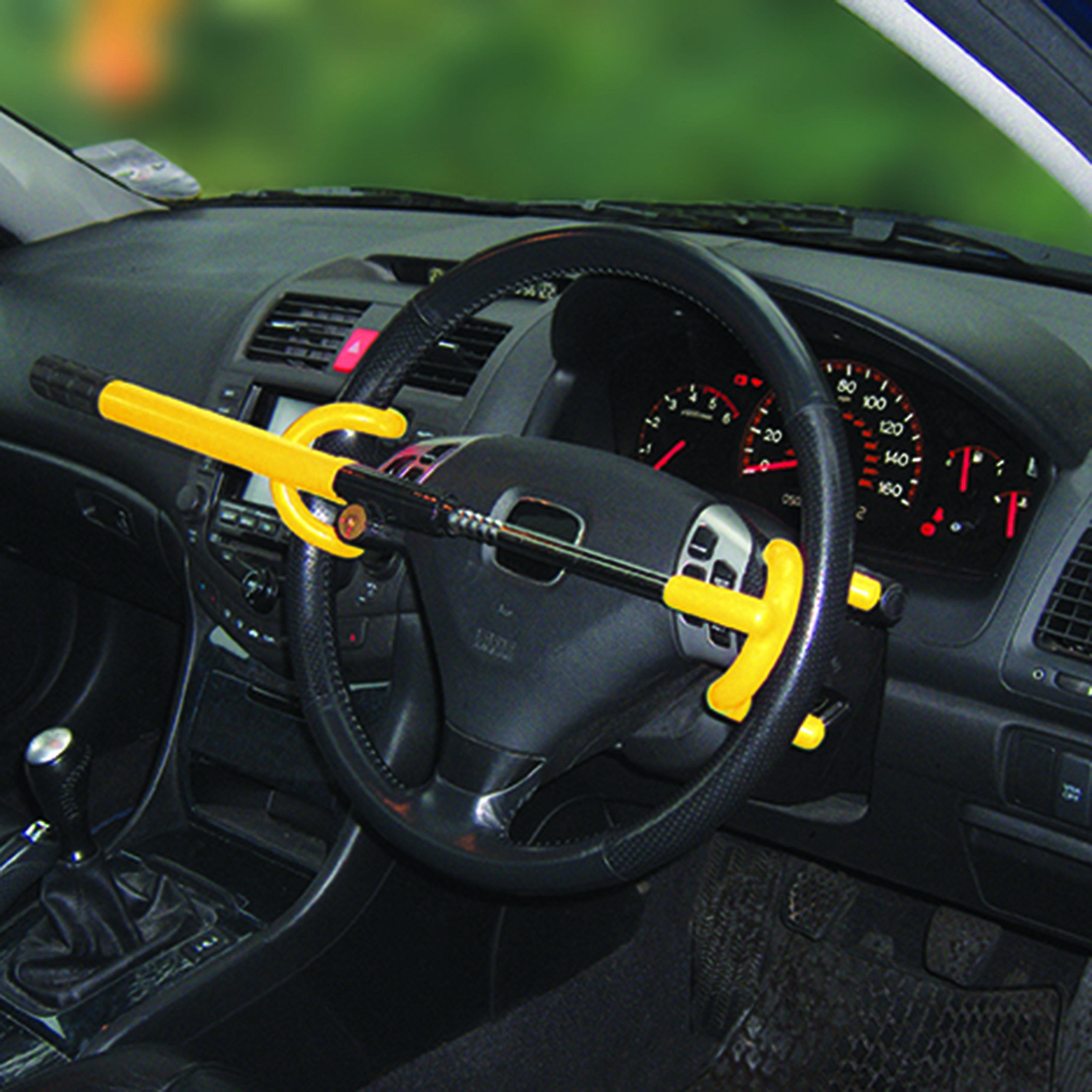 Double Hook Steering Wheel Lock