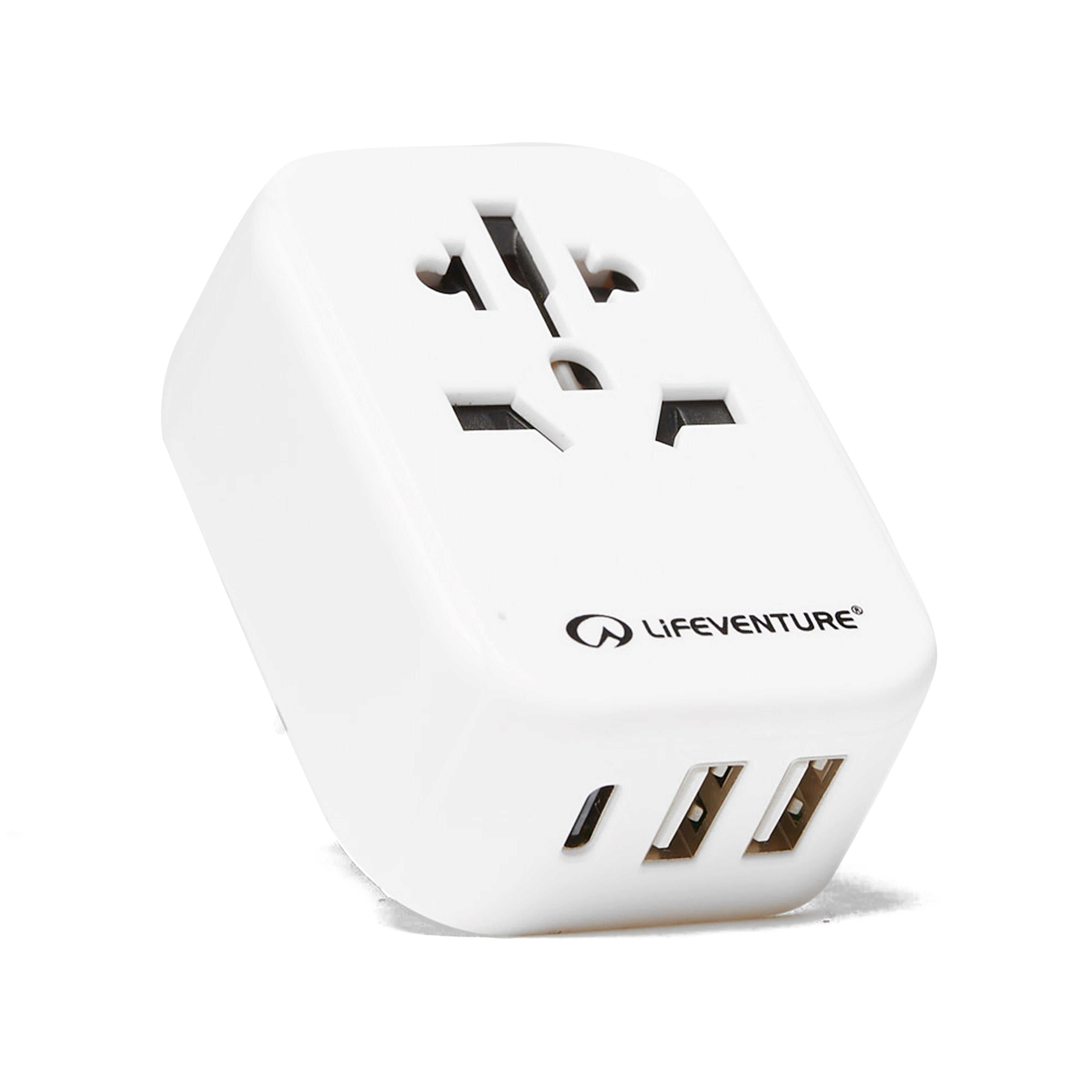 World to Australia/China Adapter and USB