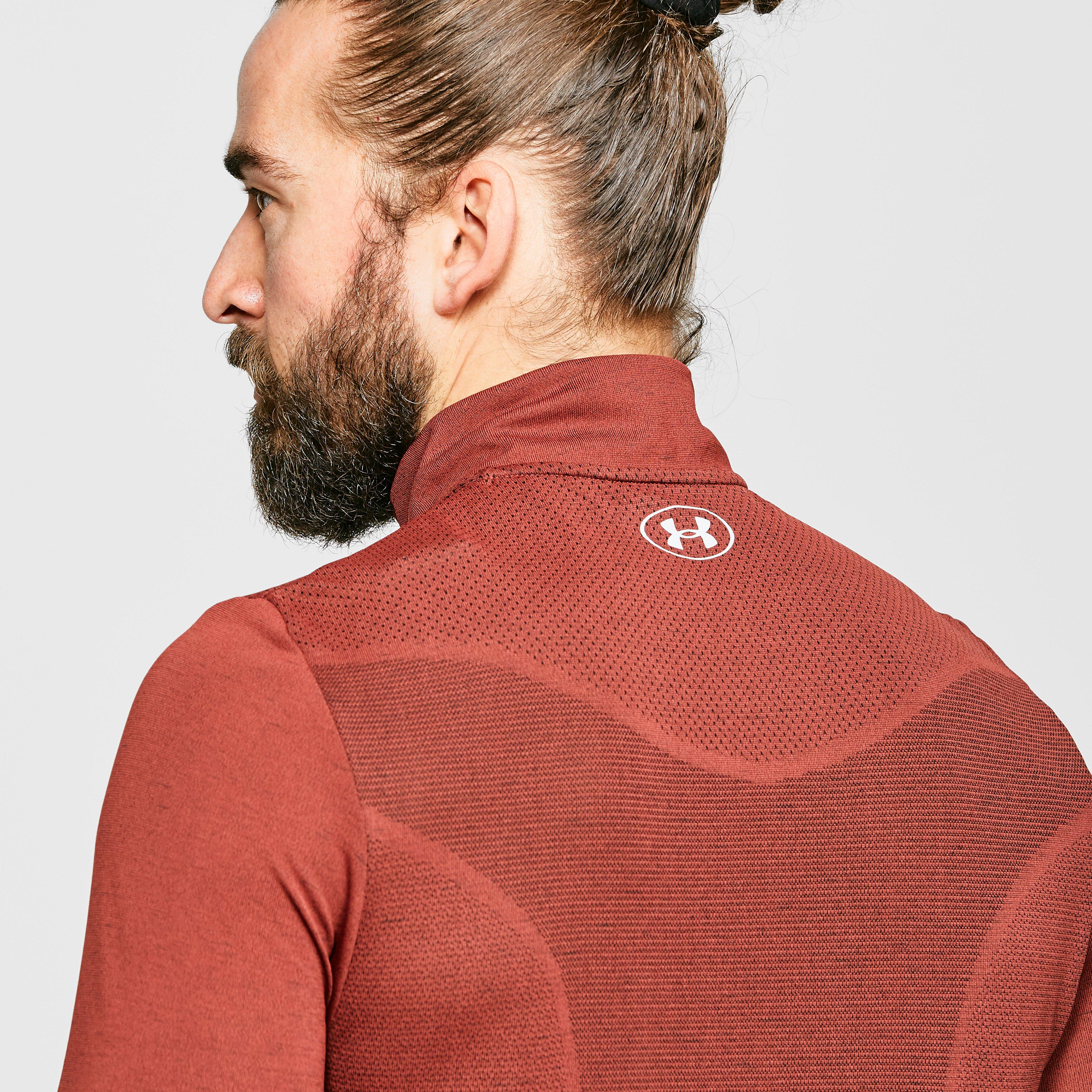 Men's Seamless Half Zip Top