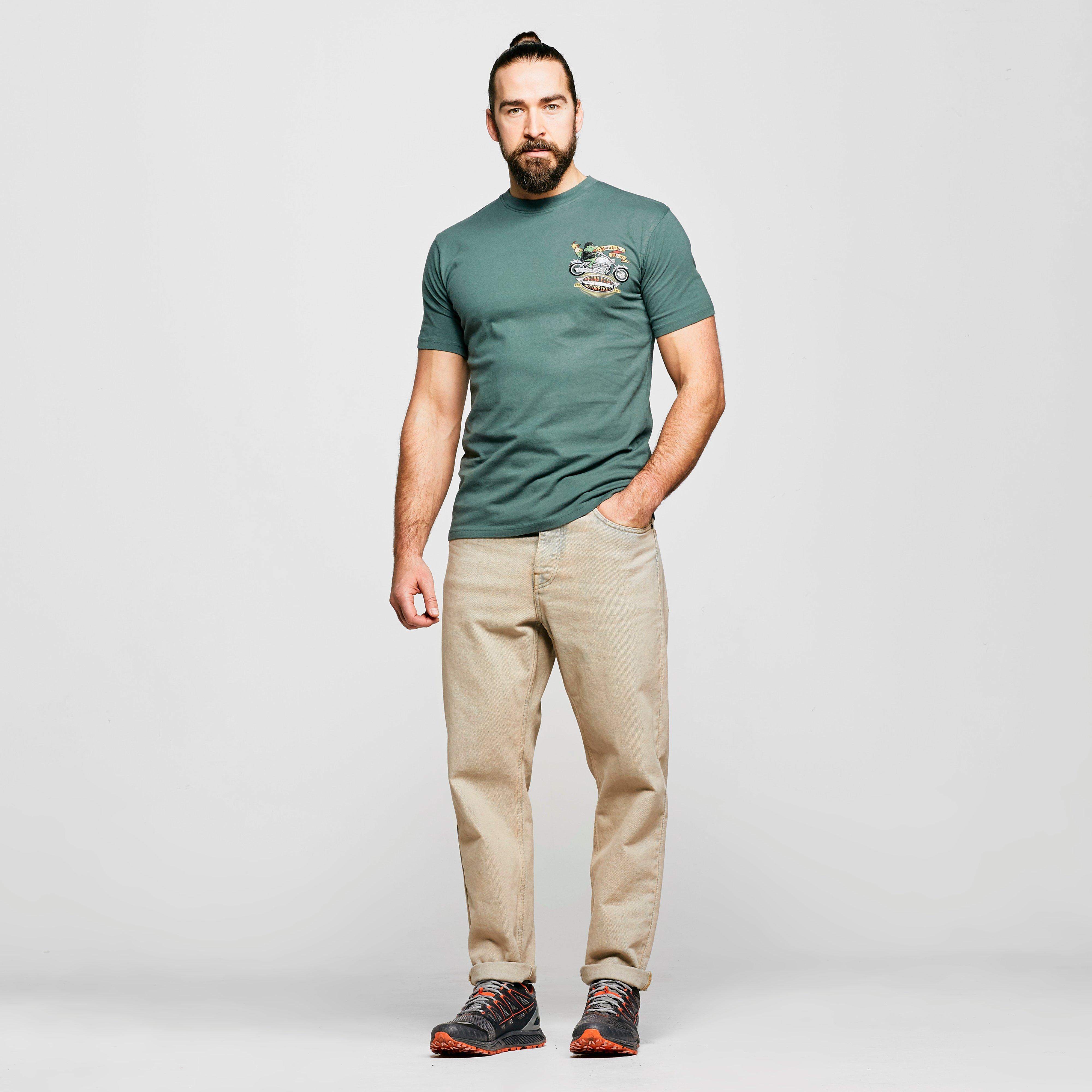 Mens' Motorcycle Frog Art T-shirt