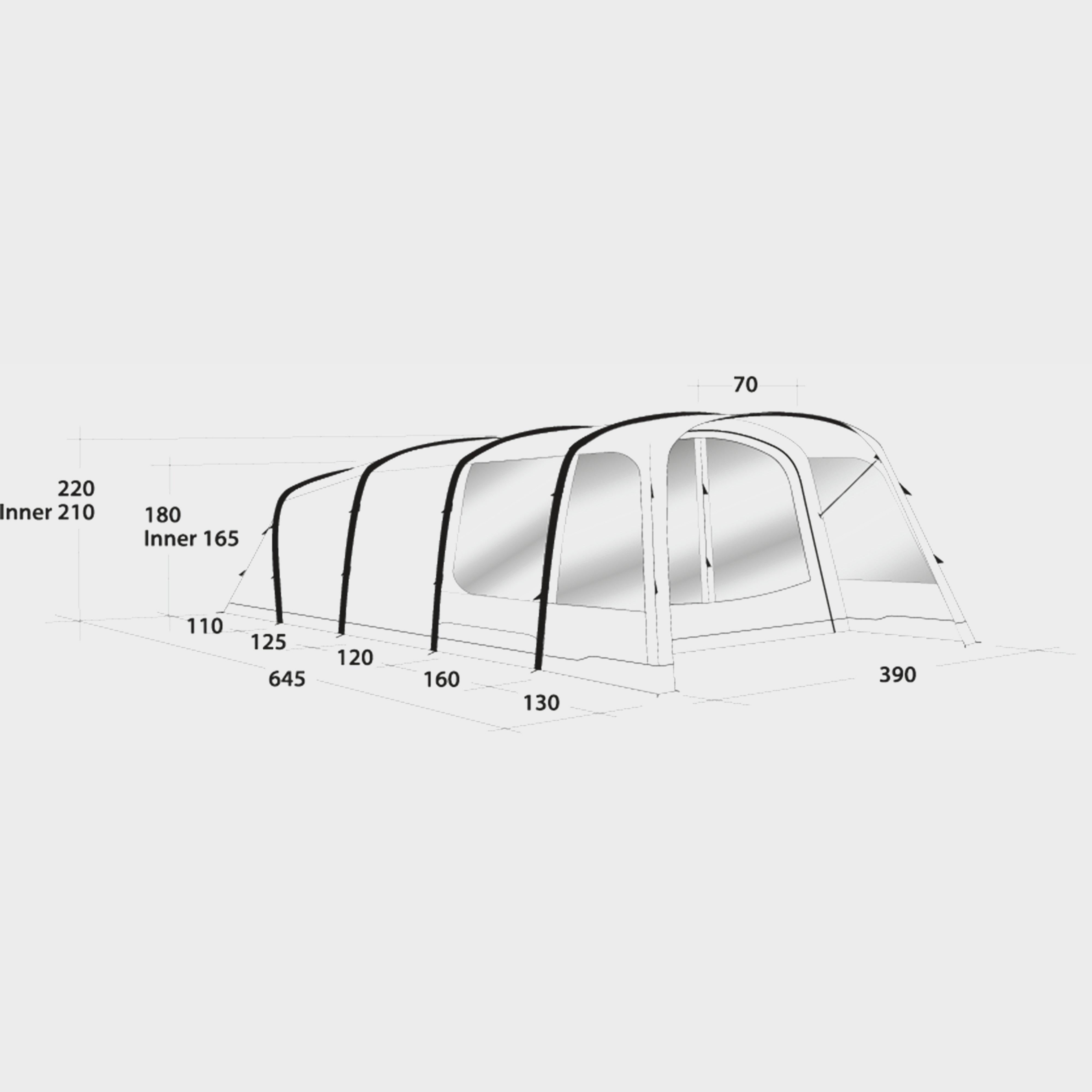 Broadlands 6A Air Tent