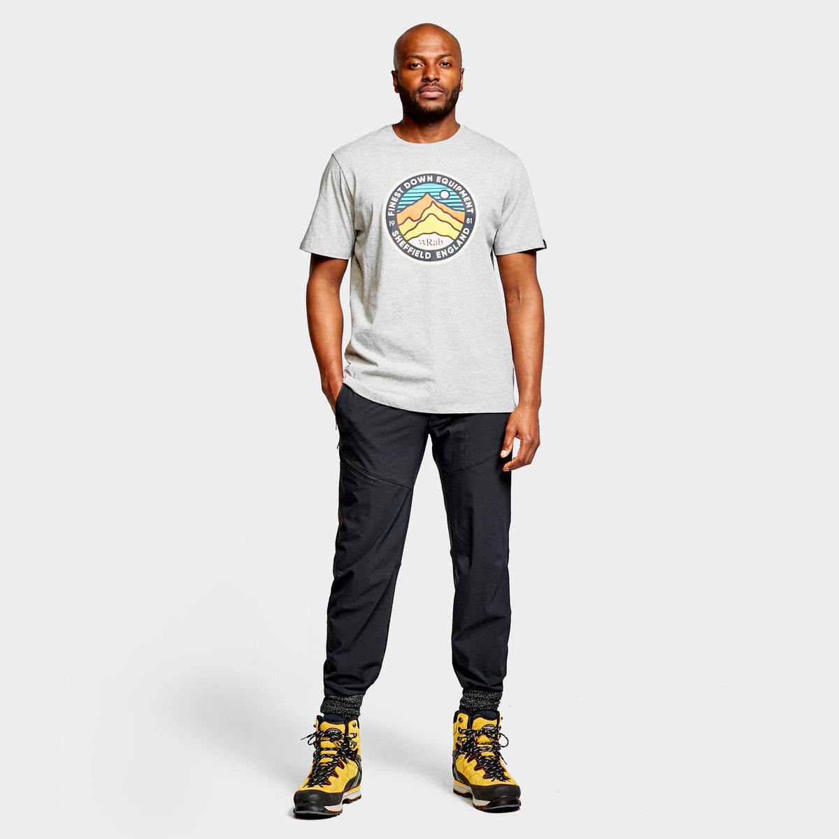 Men's 3 Peaks Short Sleeved T-Shirt