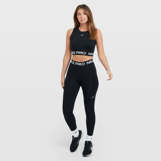Women's Mid-Rise Mesh-Panelled Leggings