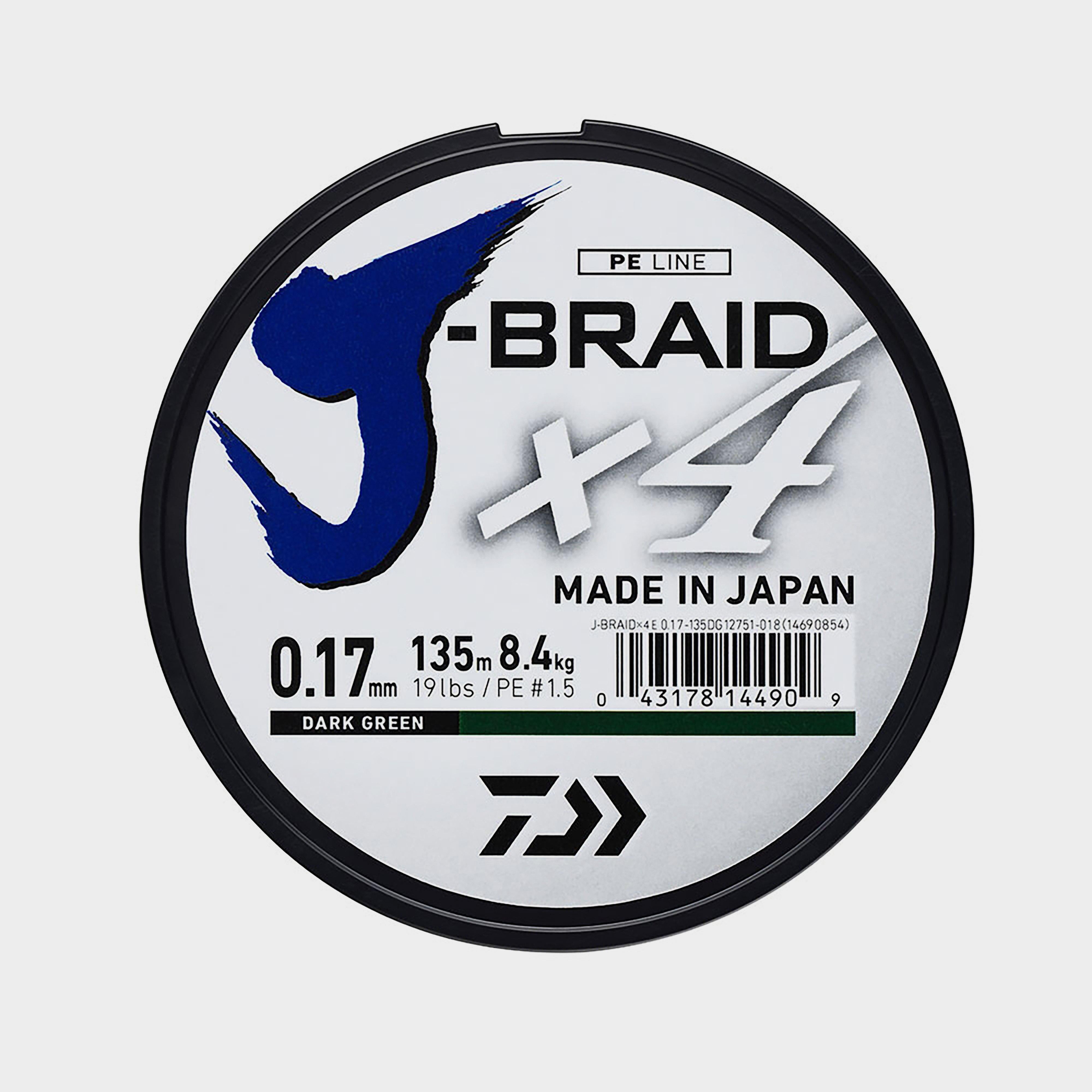 J-Brd X4E 0.17Mm-135M Dark Green - Jb4E0.17-135Dg