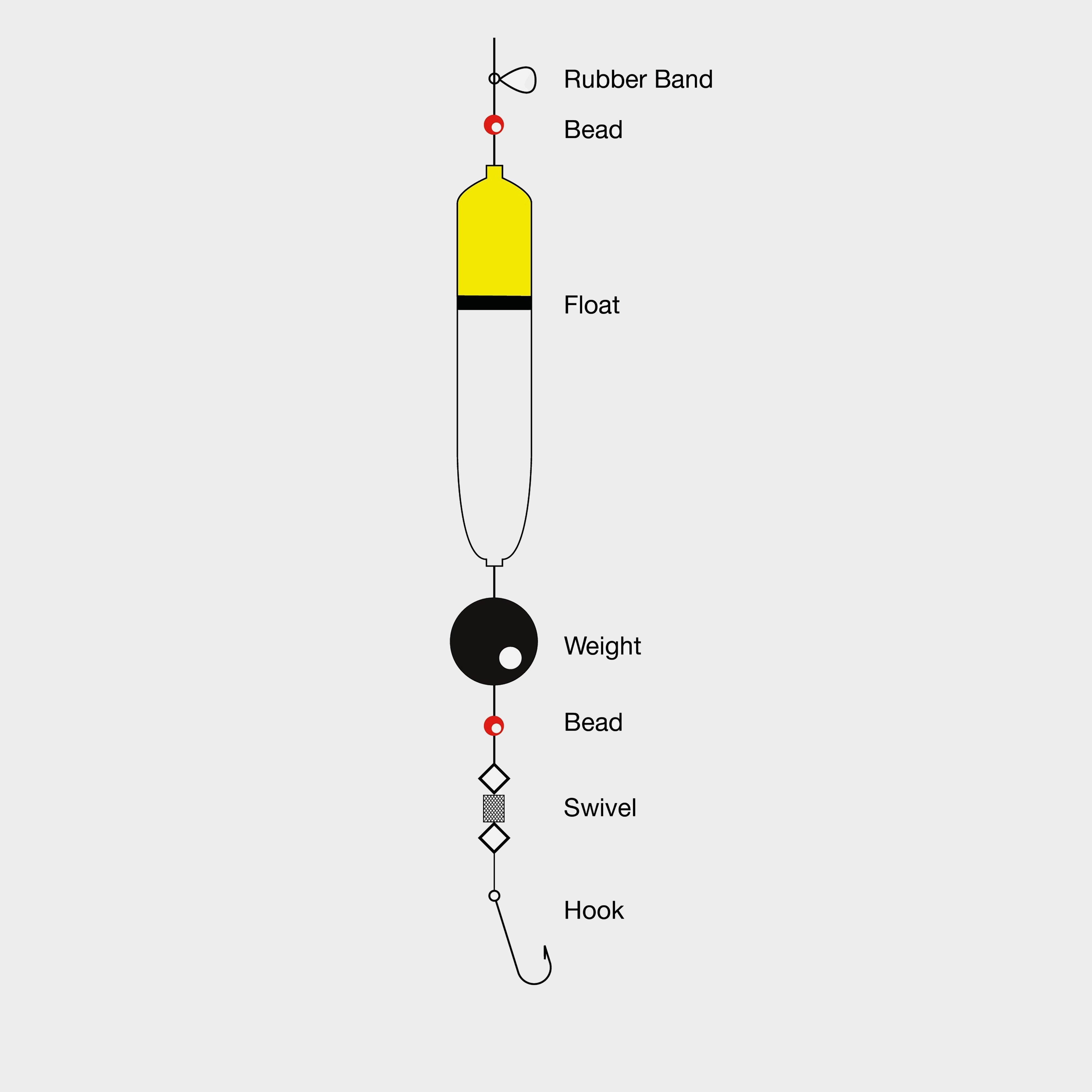 1 Hook Clipped Rig (Size 1/0)