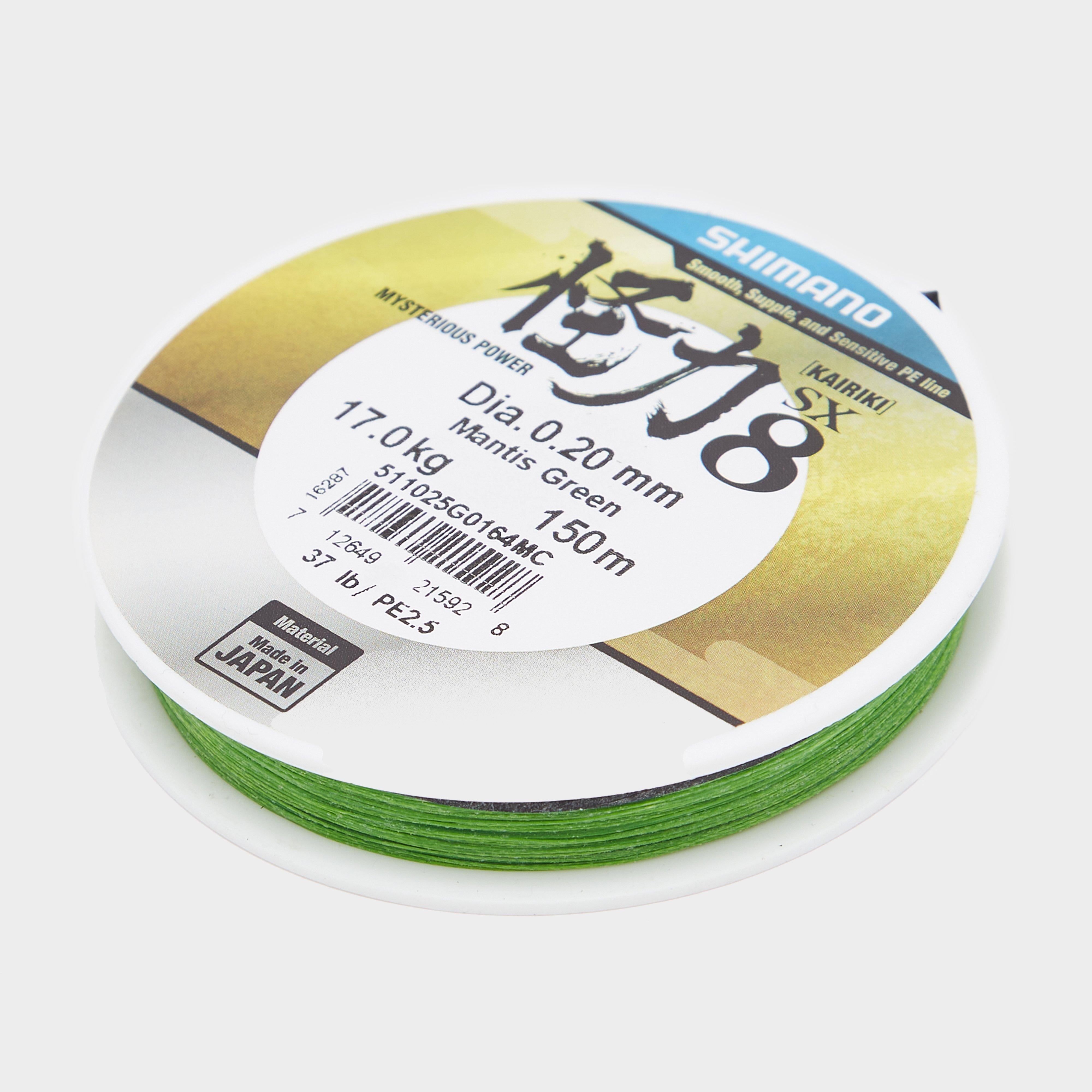Kairiki PE Braid 0.20mm 17kg Mantis Green (150m)