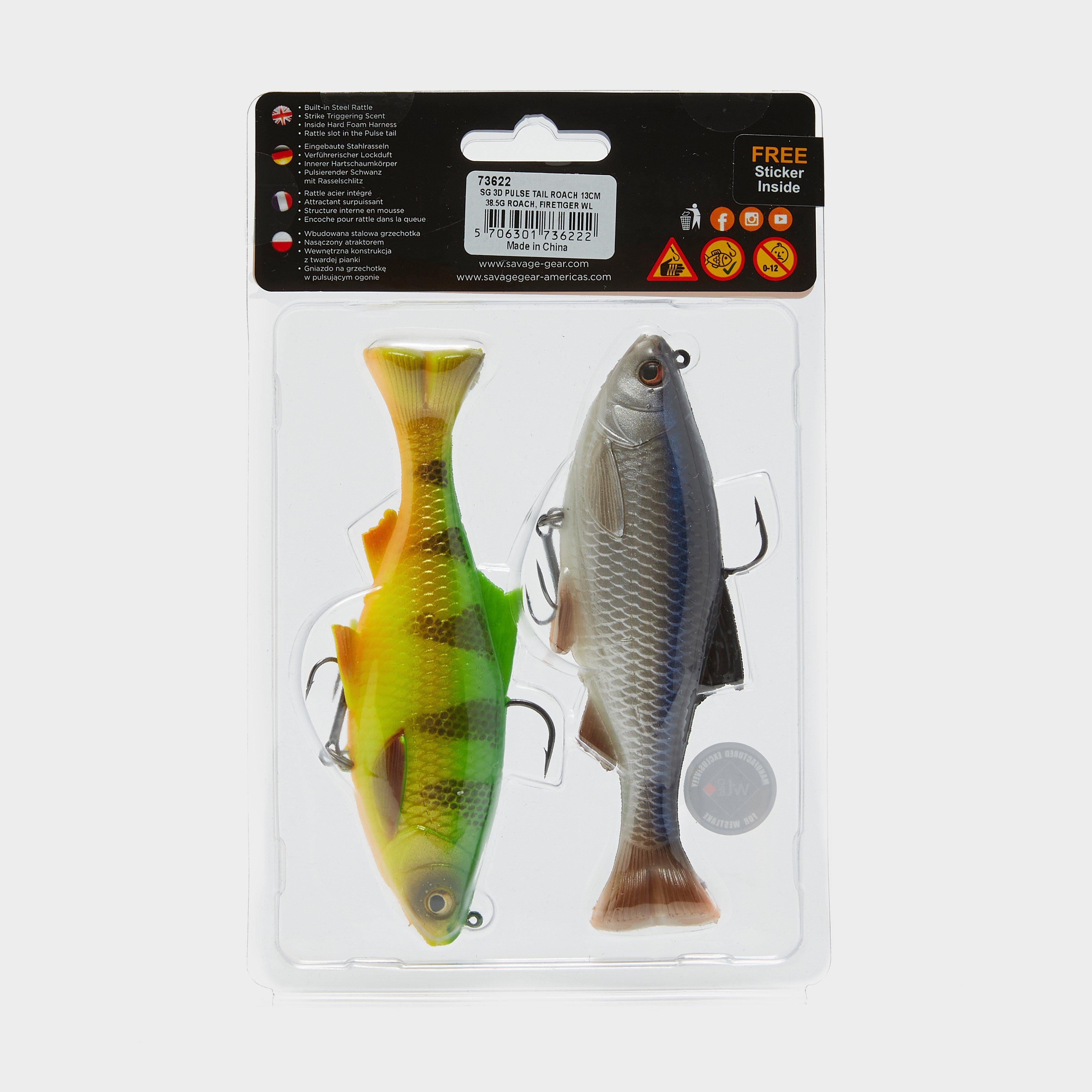 3D Pulse Tail Roach Twin Pack 13cm 38.5g
