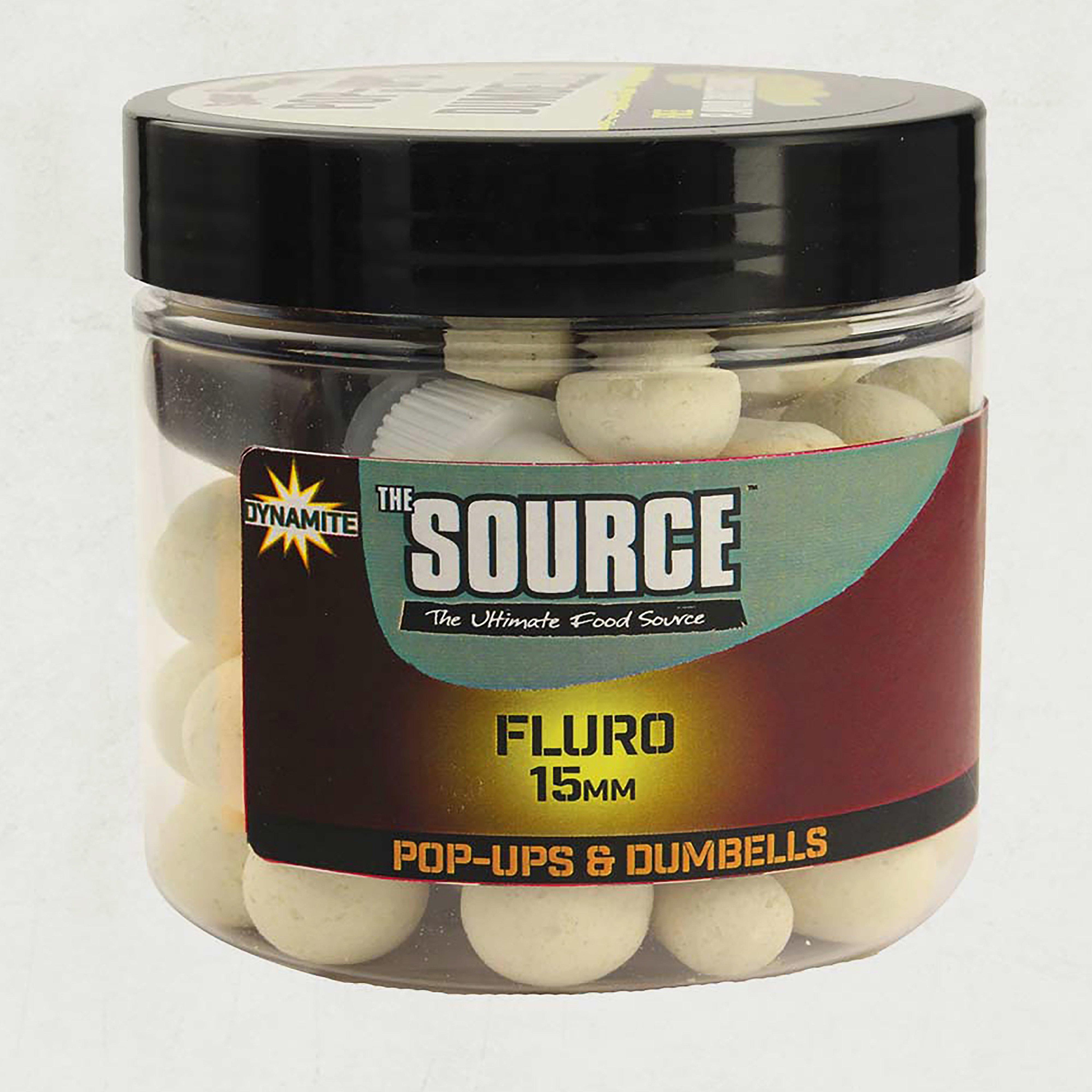 Dynamite Baits Source White Fluoro 15mm Pop Ups
